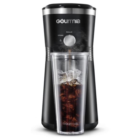 GOURMIA Iced Coffee Maker with Reusable Tumbler, Black - Picture 6 of 8